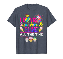 Load image into Gallery viewer, Love Squishies & Slime Time Rainbow Unicorn Narwhal T-Shirt