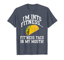 Load image into Gallery viewer, Funny Taco in My Mouth Gym Sarcastic Fitness Taco Tuesday T-Shirt