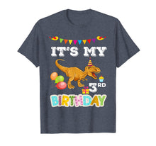 Load image into Gallery viewer, It's My 3rd Birthday Shirt Birthday Dinosaur T-rex
