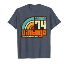 Load image into Gallery viewer, 45th Birthday Gift Retro Vintage Graphic Born in 1974 Tee