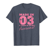 Load image into Gallery viewer, Sweet 16th Birthday Party Gifts 16 Years Old 2003 T-Shirt