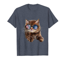 Load image into Gallery viewer, Brown Tabby Kitten in Galaxy Sunglass, Cat, T-Shirt