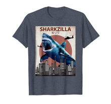Load image into Gallery viewer, Sharkzilla Funny Shark T-Shirt | Shark Lovers Gift