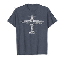 Load image into Gallery viewer, Full Phonetic Alphabet Shirt | Cute Plane Letters Tee Gift
