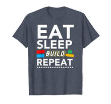 Load image into Gallery viewer, Eat Sleep Build Repeat Building Blocks Bricks Master Builder