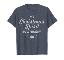 Load image into Gallery viewer, Whiskey Is My Christmas Spirit Funny Whisky Lover Gift T-Shirt-2159634