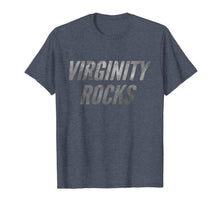 Load image into Gallery viewer, Virginity Rocks Funny Cool Letters Original No Sex T-Shirt
