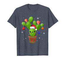 Load image into Gallery viewer, Cactus Christmas Tree Gift Santa Xmas Succulent Plant Lovers T-Shirt