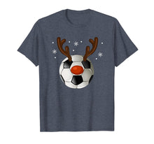 Load image into Gallery viewer, Soccer Reindeer Christmas Funny Sport Ball Xmas Gift T-Shirt