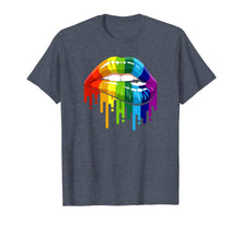 Load image into Gallery viewer, LGBT Rainbow Lip Gay Pride T-Shirt-860618