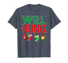 Load image into Gallery viewer, Well Hung Christmas Stocking - Offensive Inappropriate Gift T-Shirt