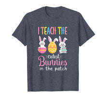 Load image into Gallery viewer, I Teach the Cutest Bunnies in the Patch Easter Teacher T-Shirt-633925