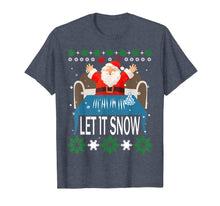 Load image into Gallery viewer, Let it Snow Cocaine Santa Funny Christmas T-Shirt-1267261