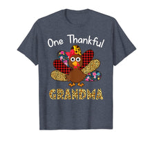 Load image into Gallery viewer, One Thankful Grandma turkey Thanksgiving matching family T-Shirt