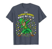 Load image into Gallery viewer, The Leprechauns Made Me Do It St Patrick's Day Leprechaun T-Shirt-556406
