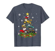 Load image into Gallery viewer, Tractor Christmas Tree gift Holiday Tractor funny xmas Gift T-Shirt
