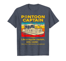 Load image into Gallery viewer, Best Funny Pontoon Captain Definition Pontoon Boat Gift T-Shirt-215841