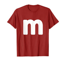 Load image into Gallery viewer, letter m shirt lower case alphabet Letter M different colors T-Shirt
