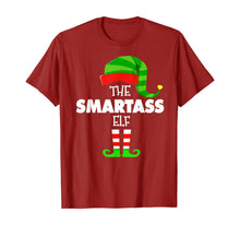 Load image into Gallery viewer, The SMARTASS ELF Group Matching Family Christmas PJS T-Shirt