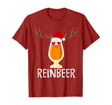 Load image into Gallery viewer, Reinbeer T-Shirt Funny Christmas Gift For Beer Lovers TShirt