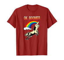 Load image into Gallery viewer, Funny OK Boomer Shirt Meme for Gen Z Millennials Men Women T-Shirt