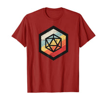 Load image into Gallery viewer, Role Playing Dice Dungeons D20 Game Master Dragons RPG Gift T-Shirt