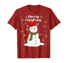 Load image into Gallery viewer, Christmas - Merry Christmas Snowman T-Shirt