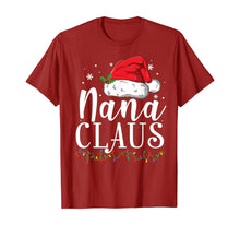 Load image into Gallery viewer, Funny Nana Claus Christmas T-Shirt Pajamas Santa Gift T-Shirt