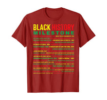 Load image into Gallery viewer, Black History Month Milestone African American Men Women T-Shirt-937980