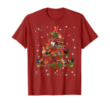 Load image into Gallery viewer, Funny Chickens Christmas Tree Tee Ornament Decor Gift T-Shirt