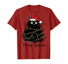 Load image into Gallery viewer, Merry Fluffmas Cats With Santa Hat Merry Christmas Gifts T-Shirt