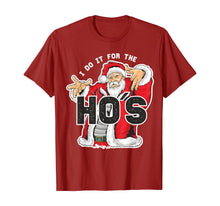 Load image into Gallery viewer, I Do It For The HOs - Funny Retro Rap Santa Gift Idea T-Shirt