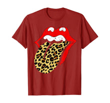 Load image into Gallery viewer, Red Lips-Leopard Tongue-iconic band Vintage men women T-Shirt