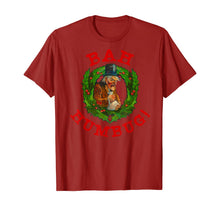 Load image into Gallery viewer, Ugly Christmas Party Scrooge Bah Humbug Christmas Wreath T-Shirt
