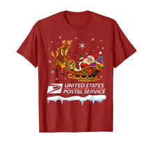 Load image into Gallery viewer, United States Postal Service Santa Christmas Funny Xmas Gift T-Shirt