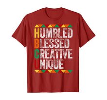 Load image into Gallery viewer, HBCU Humbled Blessed Creative Unique T-Shirt Historical T-Shirt-782512