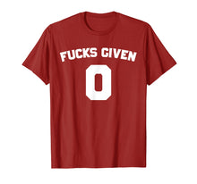 Load image into Gallery viewer, Funny Zero Fucks Given T-shirt for Men and Women