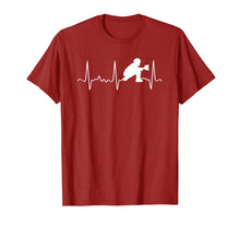 Load image into Gallery viewer, Funny Baseball Catcher Heartbeat Shirt Gift, Baseball tshirt