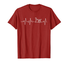 Load image into Gallery viewer, Heartbeat Drummer Drumsticks Drums T-Shirt