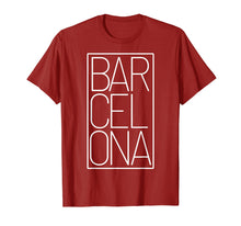 Load image into Gallery viewer, Barcelona t-shirt Souvenir visiting Catalonia Spain Europe
