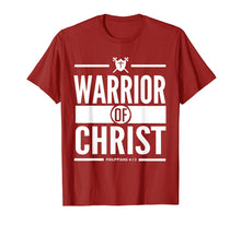 Load image into Gallery viewer, Warrior Of Christ Bible Verse Scripture Christian T-Shirt
