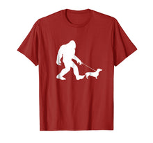 Load image into Gallery viewer, Bigfoot Walking Dachshund Shirt Funny Wiener Dog Gift