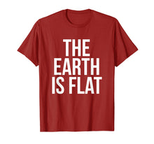 Load image into Gallery viewer, The Earth Is Flat T-Shirt Flat Earther Stationary Plane Gift