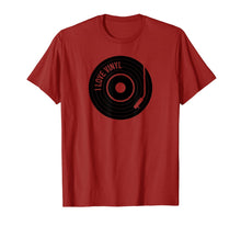 Load image into Gallery viewer, I Love Vinyl, Record Player T-Shirt