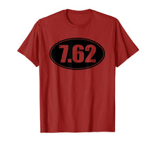 Load image into Gallery viewer, Mens 7.62 SKS AK47 Rifle Ammo Gun Bullet Size Dbl Sided Shirt