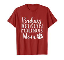 Load image into Gallery viewer, BadAss Belgian Malinois mom Funny Dog T Shirt womens gift