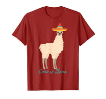 Load image into Gallery viewer, Como se Llama funny llama shirt for women - men - kids