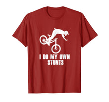 Load image into Gallery viewer, I Do My Own Stunts Funny T Shirt For Mountain Bikers / MTB