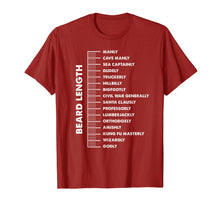 Load image into Gallery viewer, Beard Ruler Length T Shirt: Gift For Bearded Men
