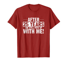Load image into Gallery viewer, 25th Anniversary T-Shirt 25 Years Marriage Husband Gift